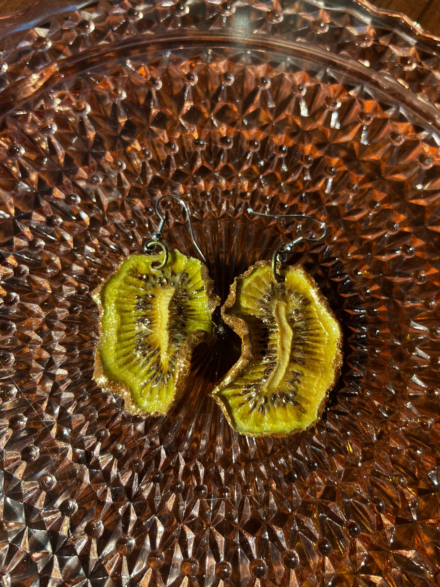 Real Kiwi Earrings