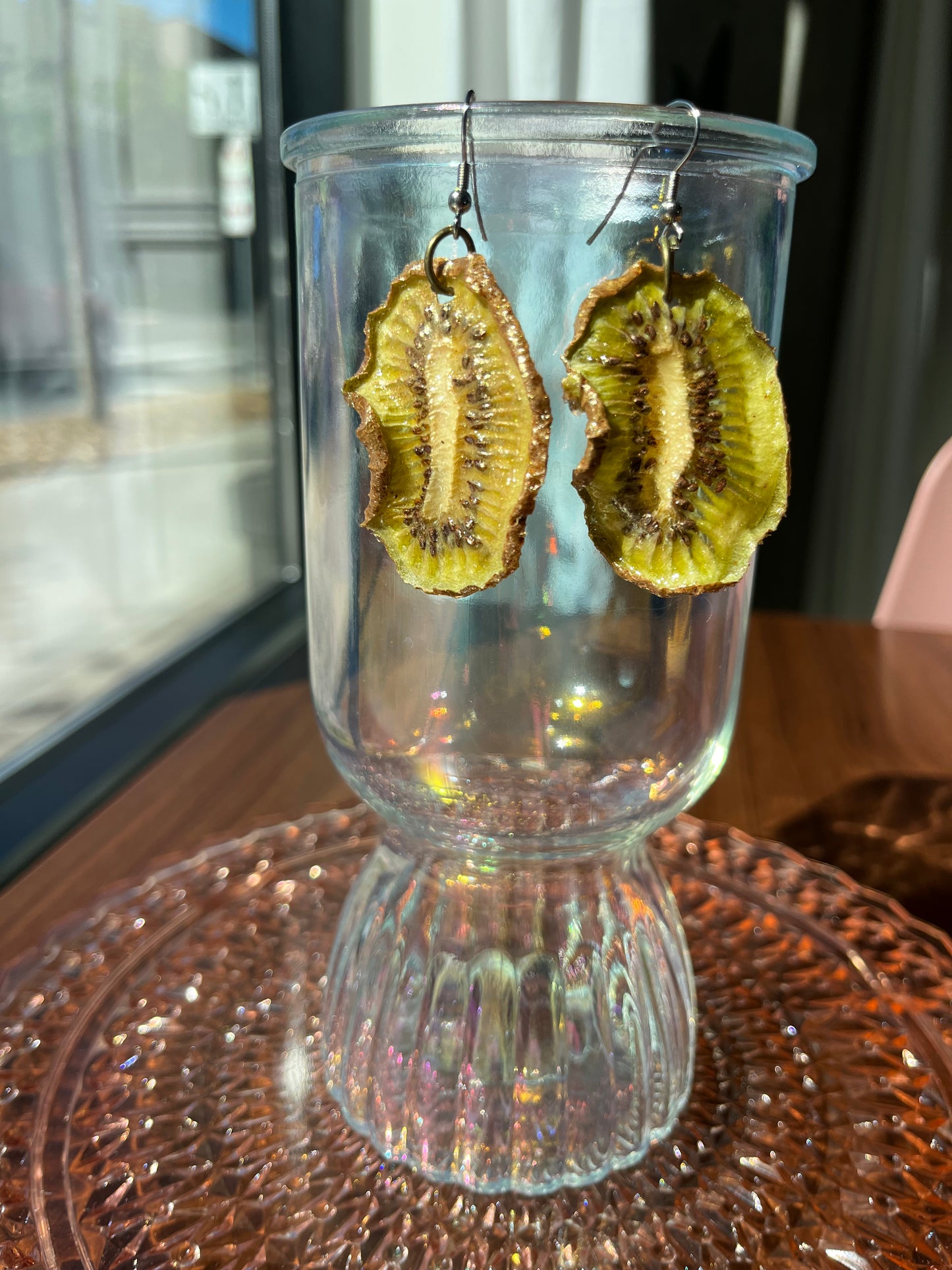 Real Kiwi Earrings